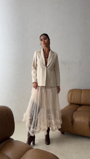 Saia Tule Boho - ÚLTIMA REPOSIÇÃO