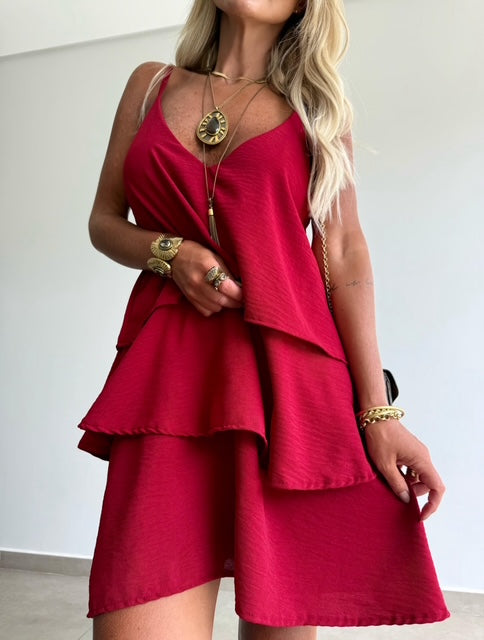 Vestido Camadas Liana - PRÉ VENDA/ENVIO EM 15/05