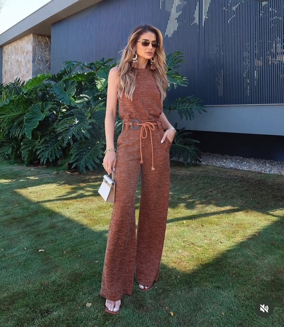 Conjunto Malha Tricot Thassia