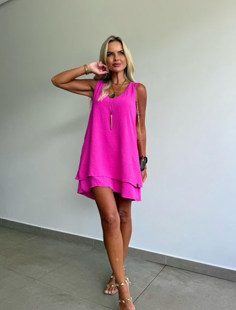 Vestido Curto Manu - PRÉ VENDA/ENVIO EM 12/09
