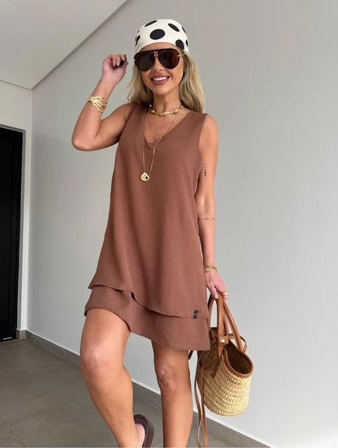 Vestido Curto Manu - PRÉ VENDA/ENVIO EM 12/09