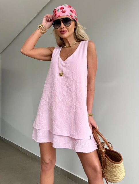 Vestido Curto Manu - PRÉ VENDA/ENVIO EM 12/09