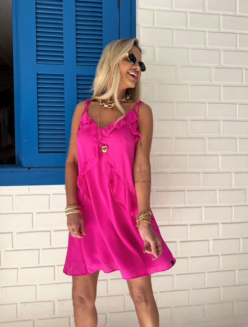 Vestido Babados Monica - PRÉ VENDA / ENVIO EM 16/09
