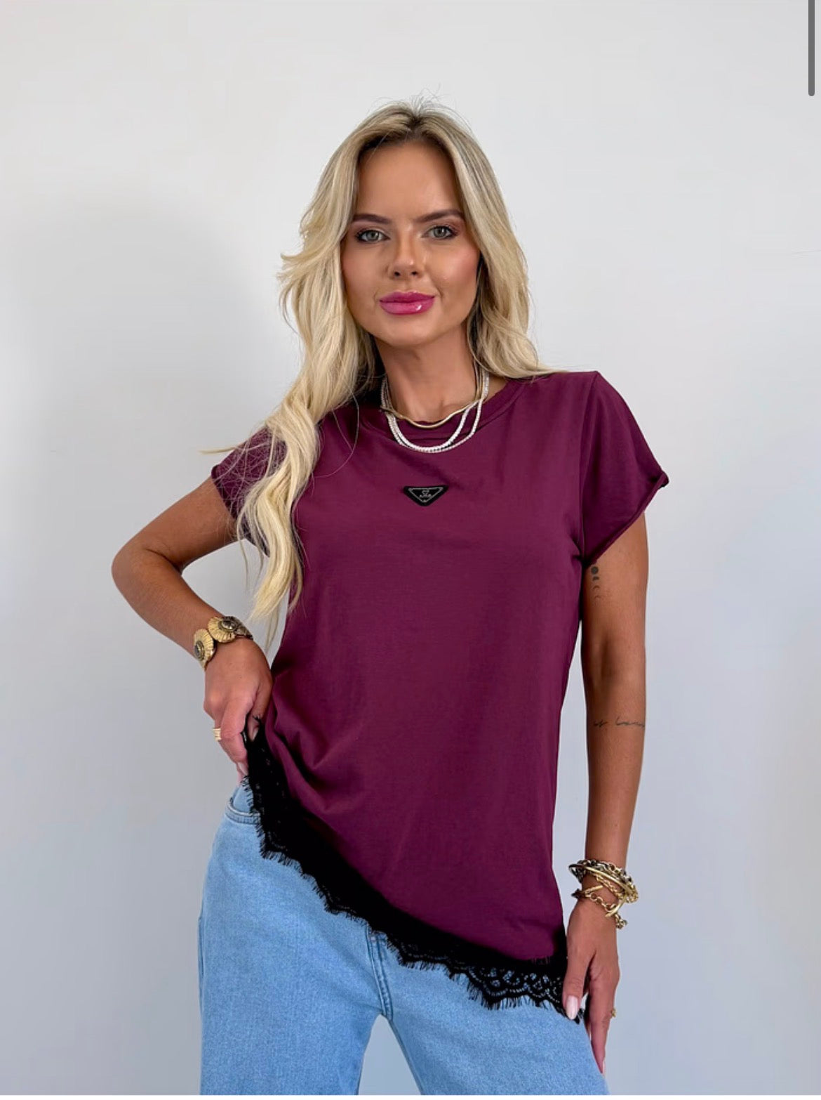 T-Shirt Renda - ATENÇÃO! PEÇA EM PRÉ VENDA, COM ENVIO EM 31/03