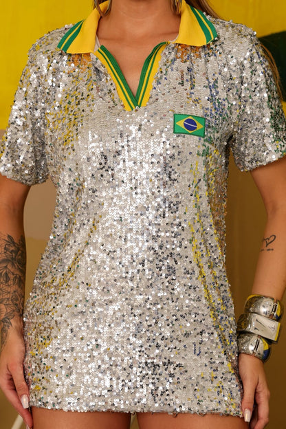 Camisa Polo Brasil - ATENÇÃO! PEÇA EM PRÉ VENDA, COM ENVIO EM 27/04