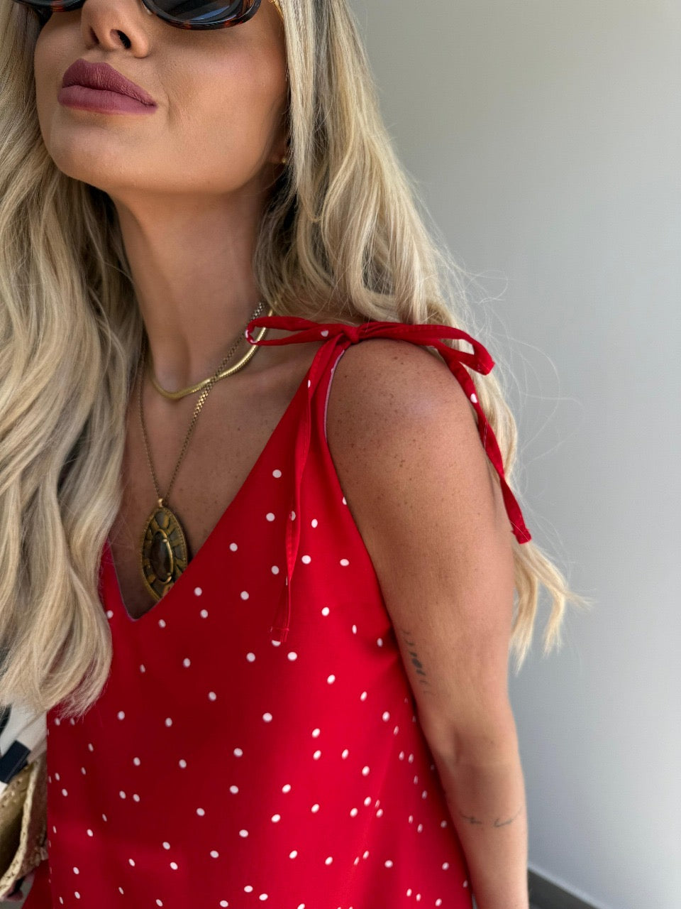 Vestido Curto Poá