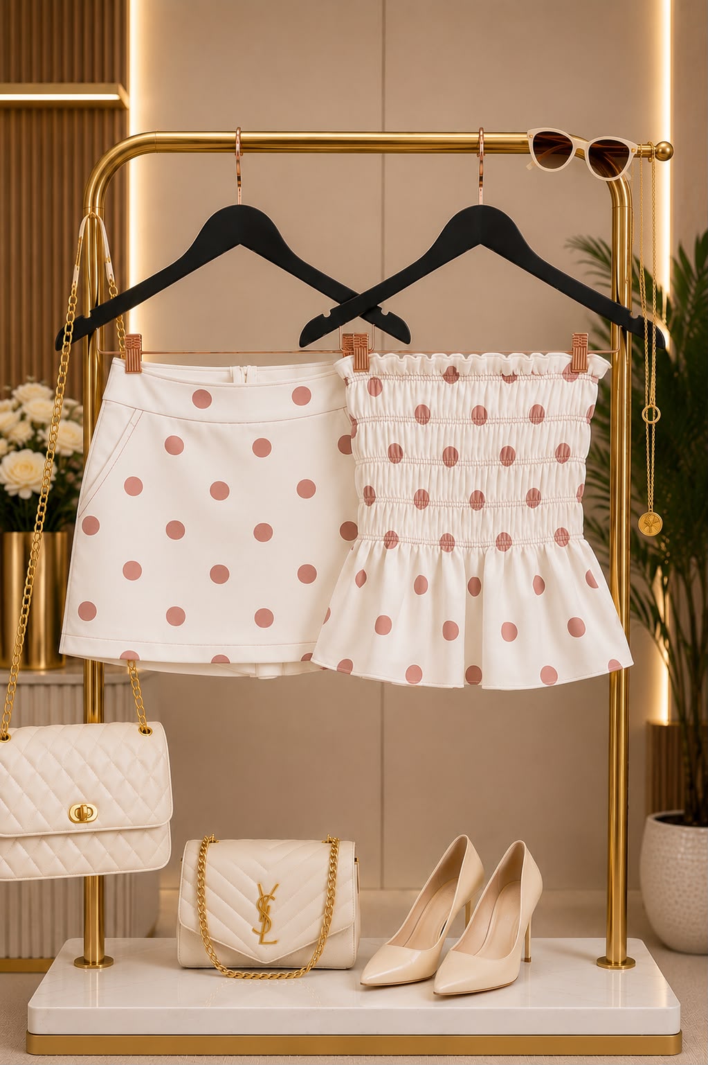 Conjunto Cotton Poá