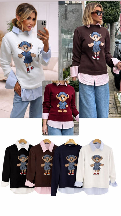 Blusa Tricot Modal Teddy ATENÇÃO!! PEÇA EM PRÉ VENDA, COM ENVIO EM 25/03