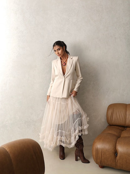 Saia Tule Boho - ÚLTIMA REPOSIÇÃO