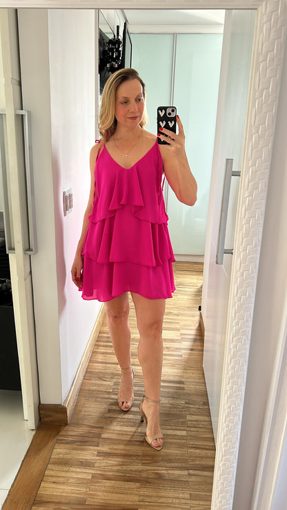 Vestido Babados Liara - PRÉ VENDA / ENVIO EM 15/10