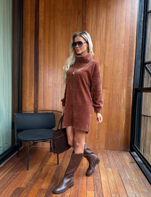 Vestido Curto Tricot Aurora