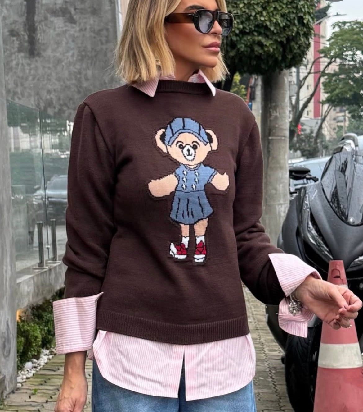 Blusa Tricot Modal Teddy ATENÇÃO!! PEÇA EM PRÉ VENDA, COM ENVIO EM 25/03