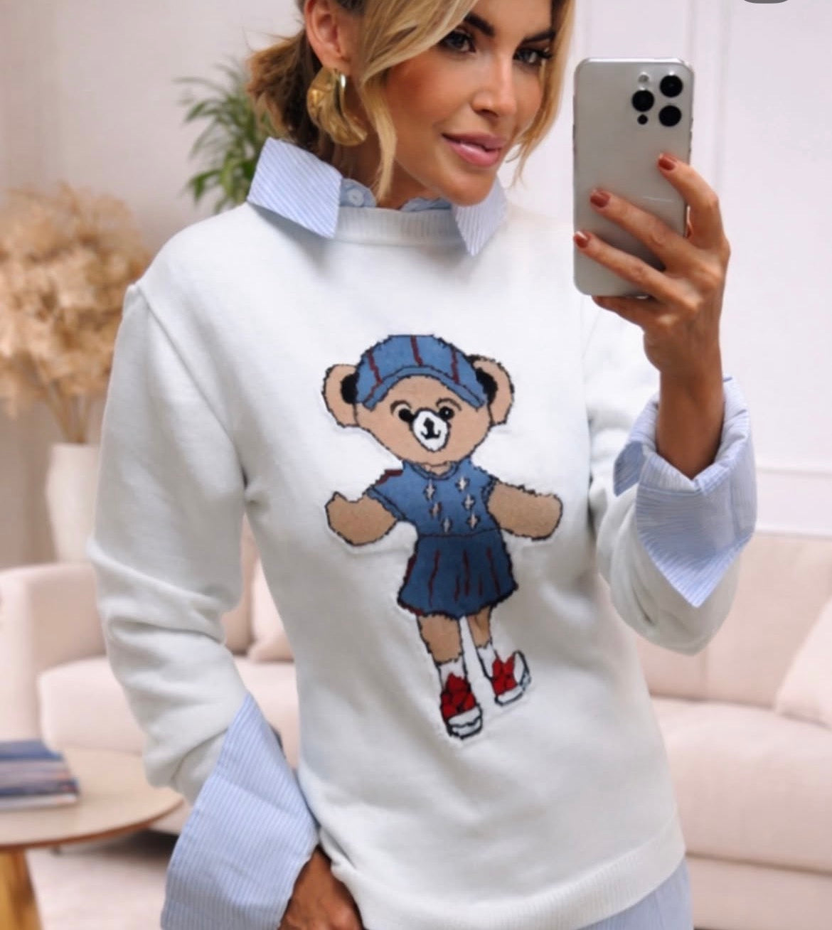 Blusa Tricot Modal Teddy ATENÇÃO!! PEÇA EM PRÉ VENDA, COM ENVIO EM 25/03