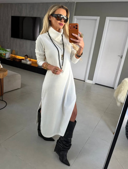 Vestido Midi Tricot Beatriz - ATENÇÃO! PEÇA EM PRÉ VENDA, COM ENVIO EM 26/06
