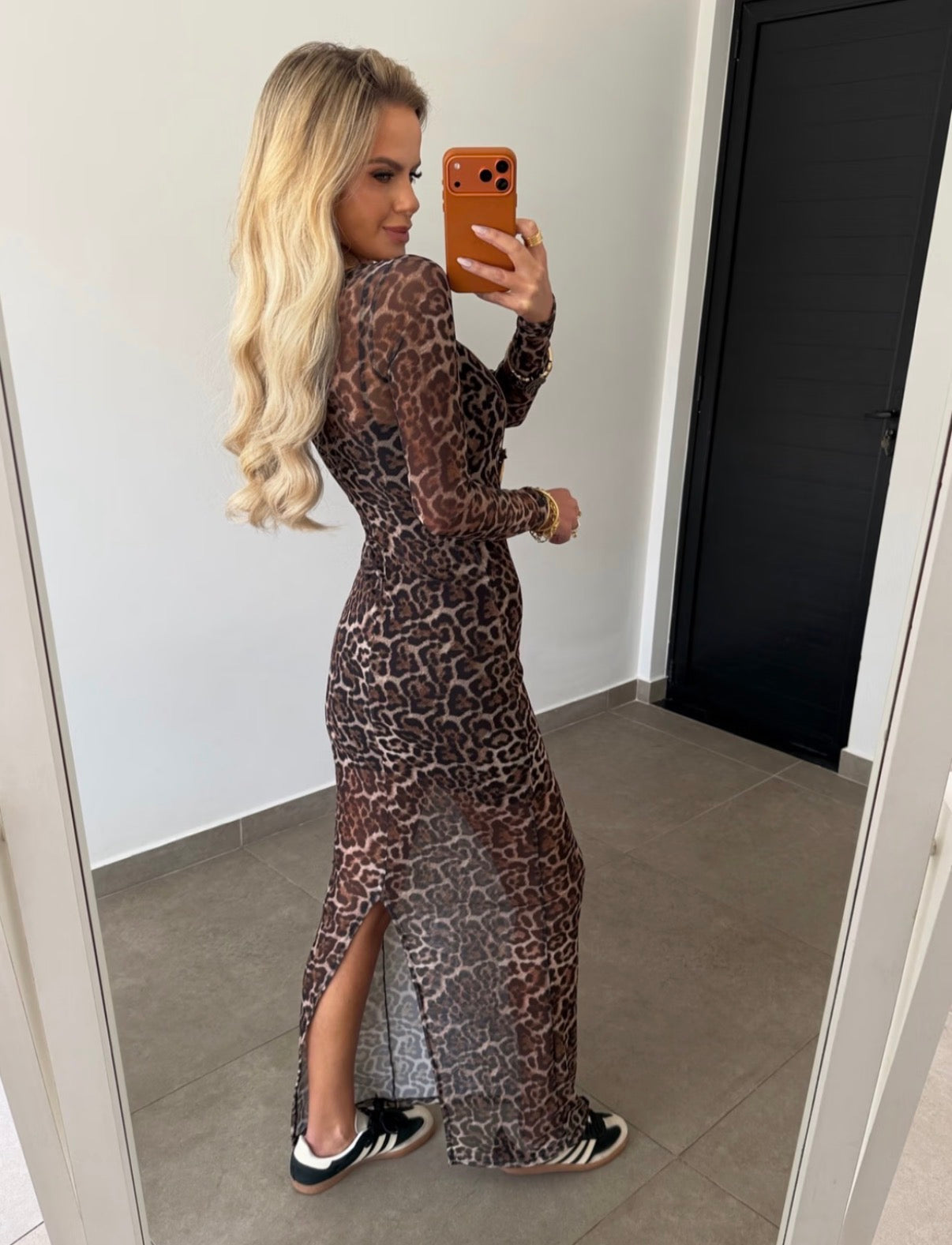 Vestido Midi Tule Animal Print - ATENÇÃO! PEÇA EM PRÉ VENDA, COM ENVIO EM 16/06