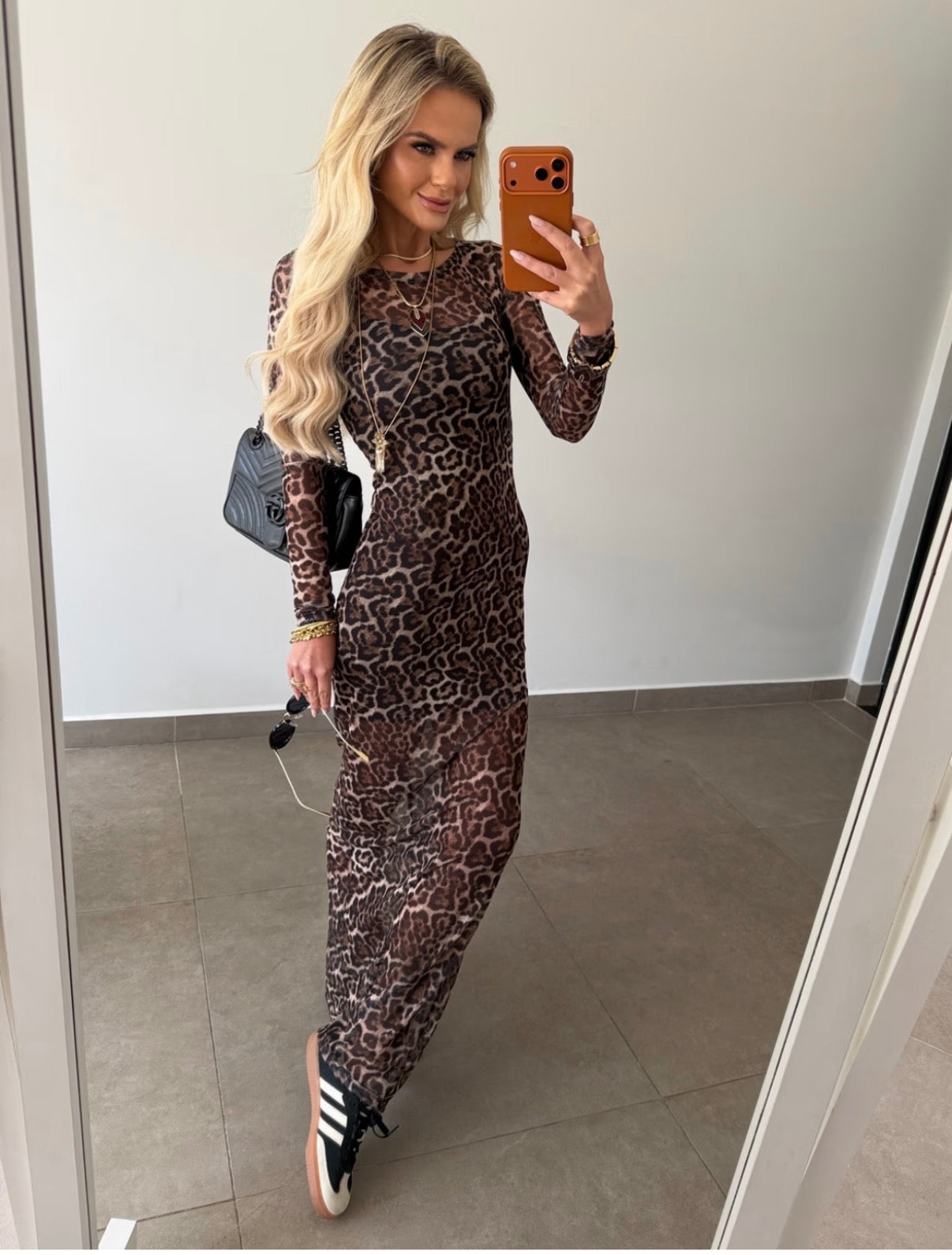 Vestido Midi Tule Animal Print - ATENÇÃO! PEÇA EM PRÉ VENDA, COM ENVIO EM 16/06
