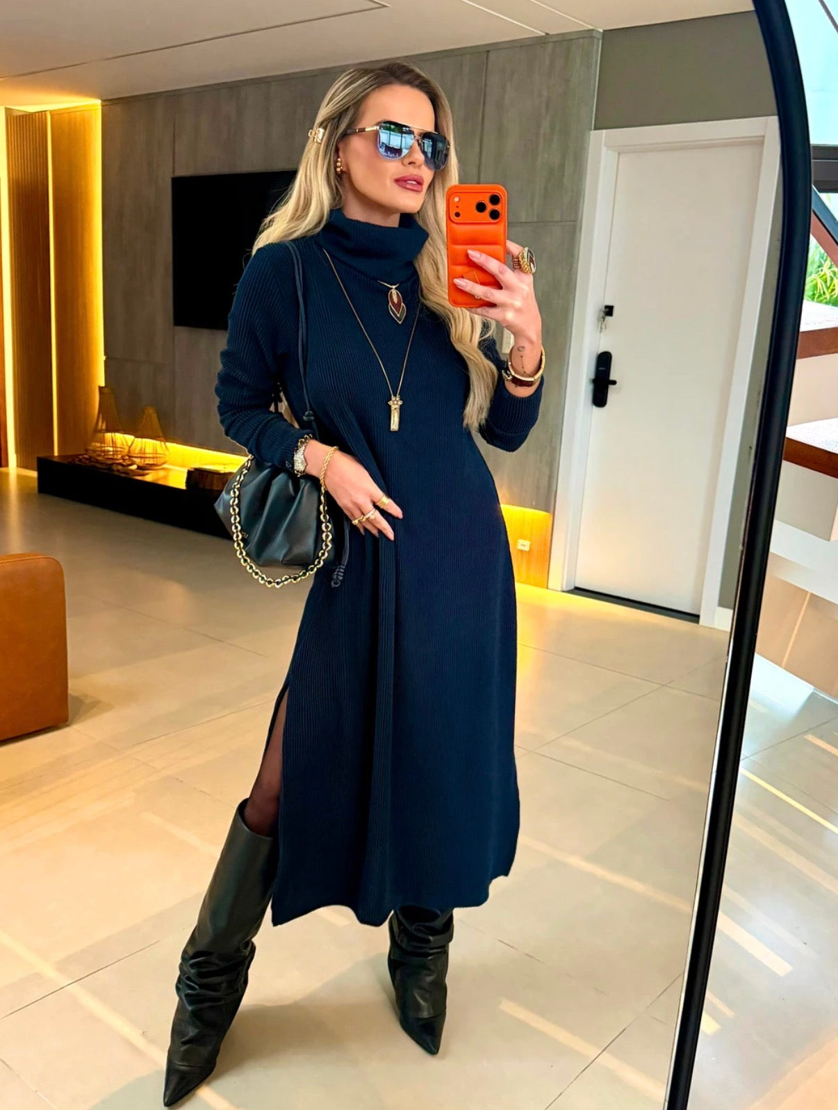 Vestido Midi Tricot Beatriz