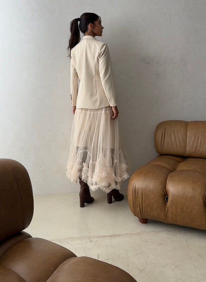 Saia Tule Boho - ÚLTIMA REPOSIÇÃO