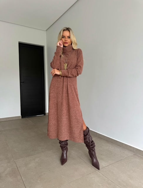 Vestido Midi Tricot Beatriz - ATENÇÃO! PEÇA EM PRÉ VENDA, COM ENVIO EM 10/05!!