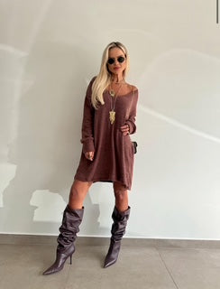Vestido Amplo Tricot Maya