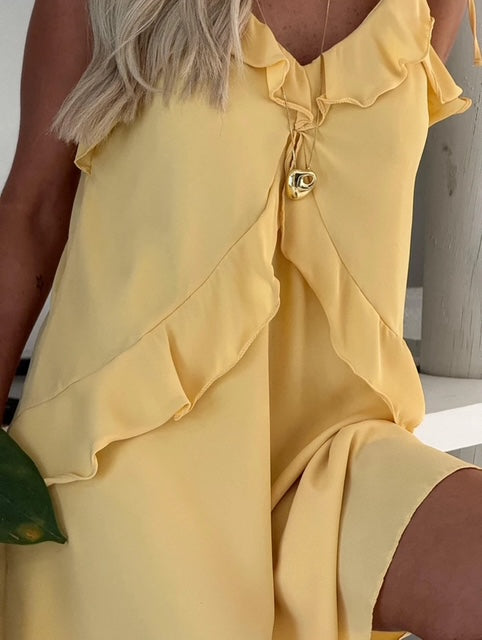 Vestido Babados Monica - PRÉ VENDA / ENVIO EM 16/09