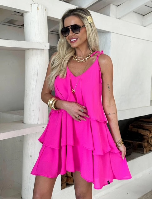 Vestido Babados Liara
