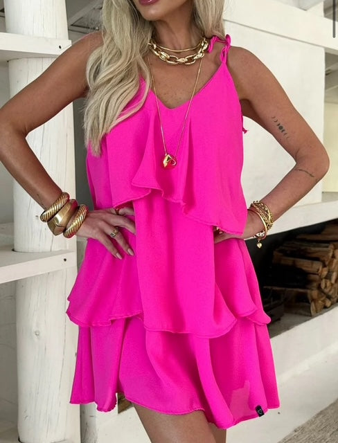 Vestido Babados Liara