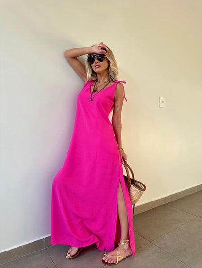 Vestido Longo Amalfi / PRÉ VENDA -  ENVIO EM 07/10