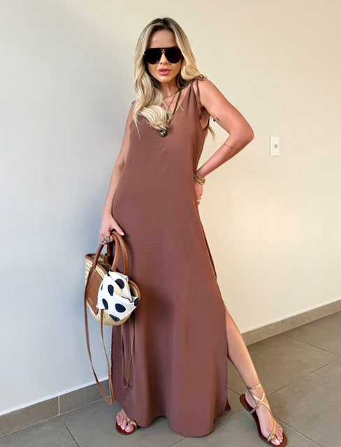 Vestido Longo Amalfi / PRÉ VENDA -  ENVIO EM 07/10