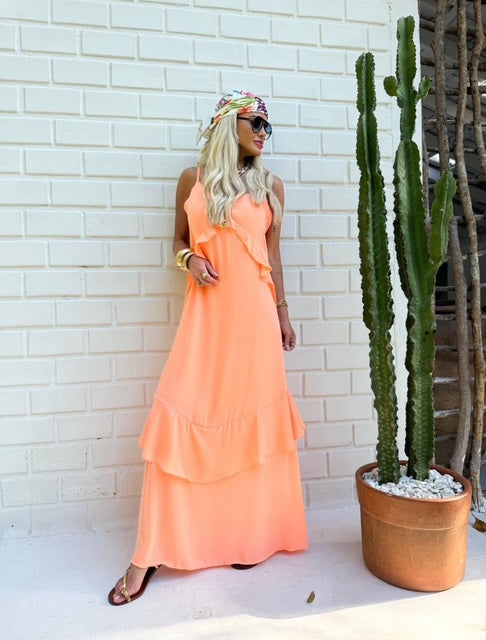 Vestido Babados Camila - PRÉ VENDA / ENVIO EM 02/12