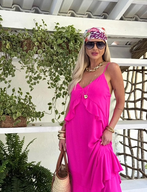 Vestido Babados Camila - PRÉ VENDA / ENVIO EM 02/12