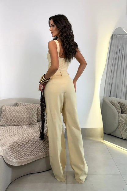 Calça Cargo Alfaiataria Multi Bolsos