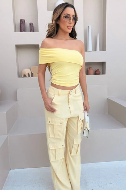 Calça Cargo Alfaiataria Multi Bolsos