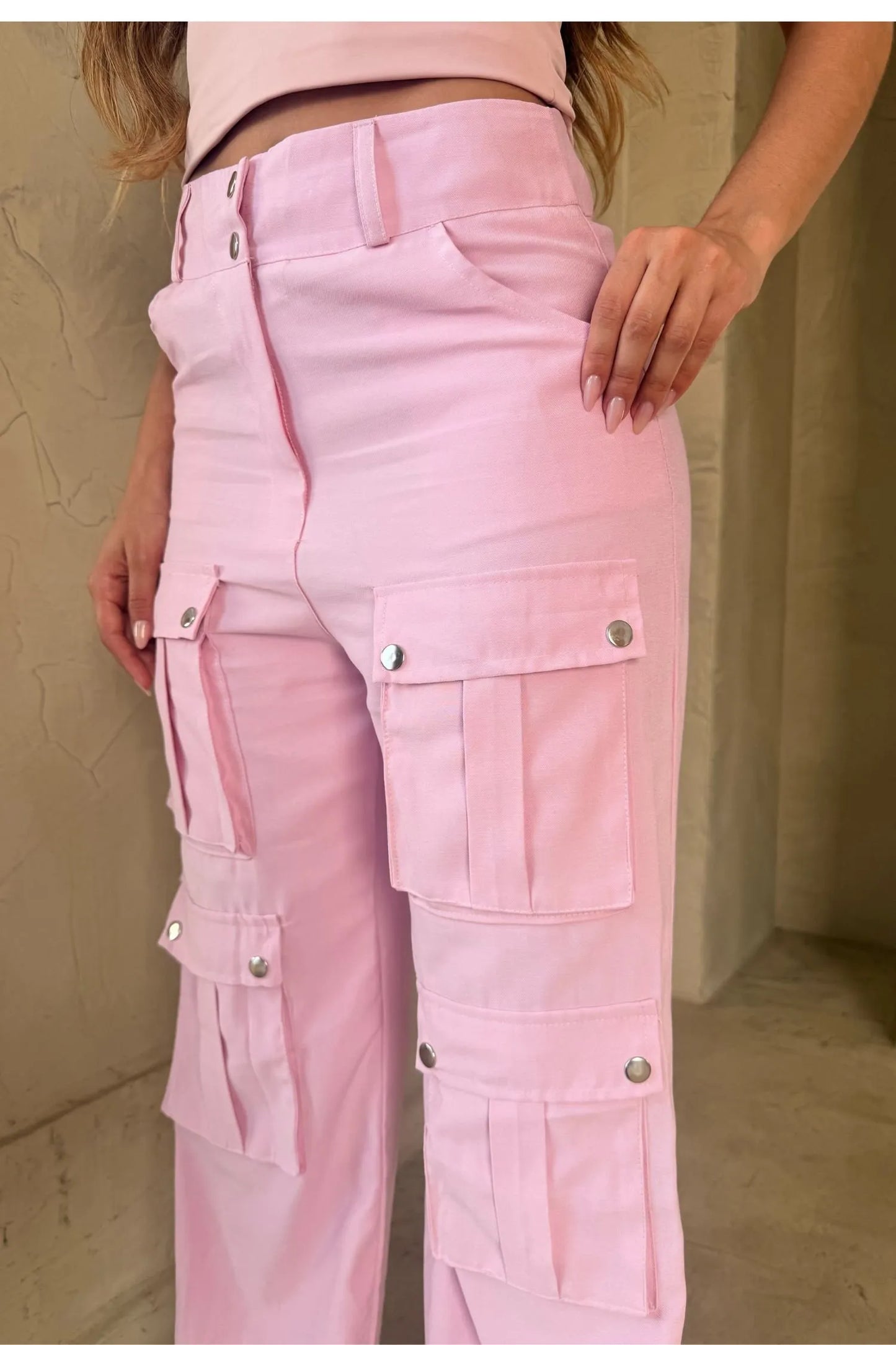 Calça Cargo Alfaiataria Multi Bolsos