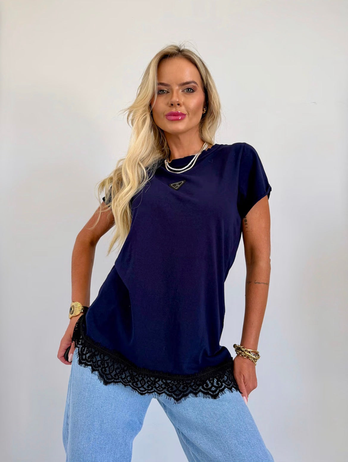 T-Shirt Renda - ATENÇÃO! PEÇA EM PRÉ VENDA, COM ENVIO EM 31/03