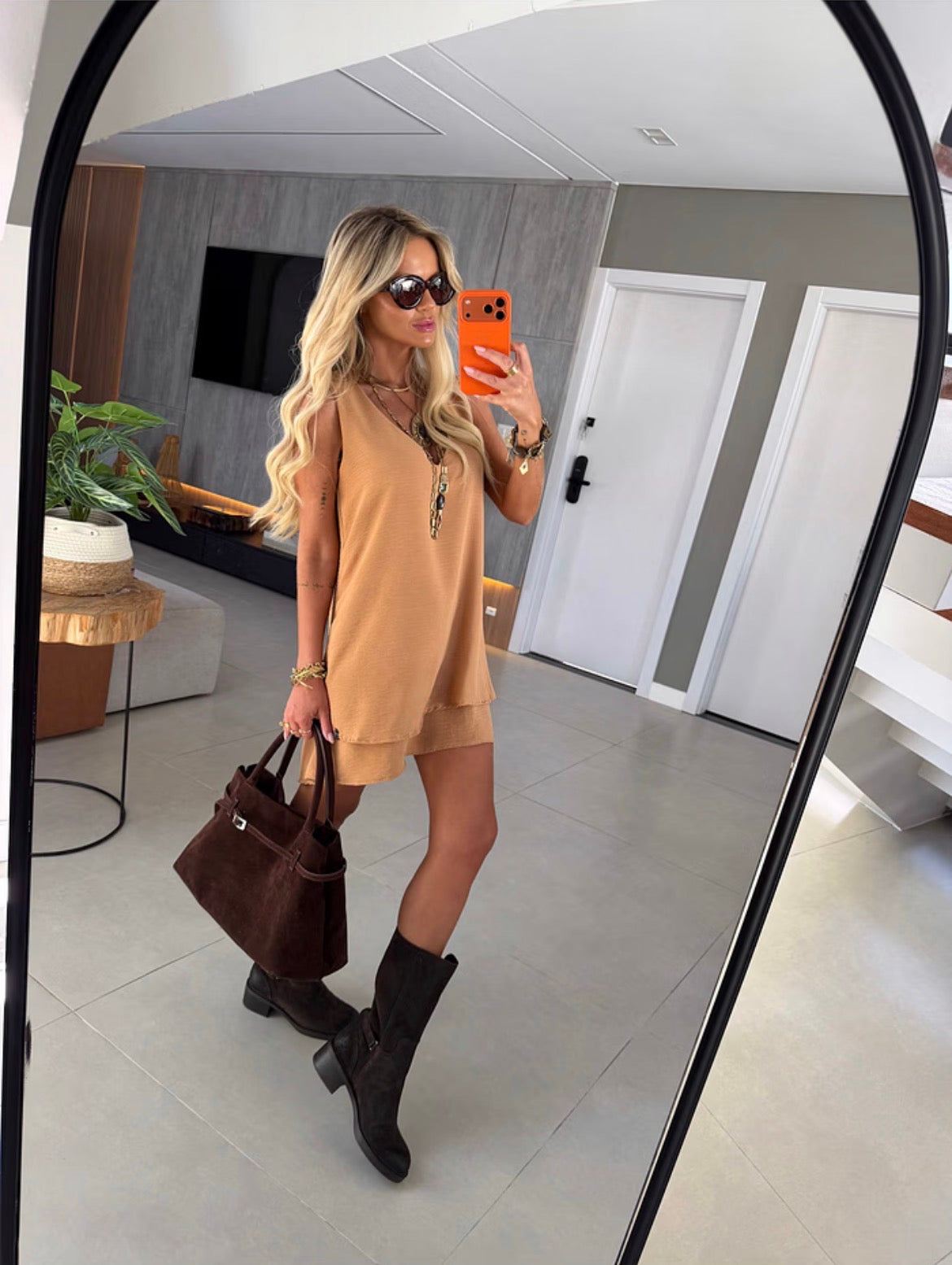 Vestido Curto Manu -  ATENÇÃO! PEÇA EM PRÉ VENDA COM ENVIO EM 16/06