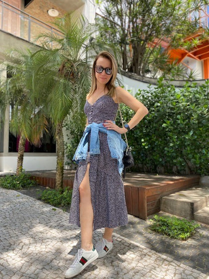 Vestido Midi Petitt Poá