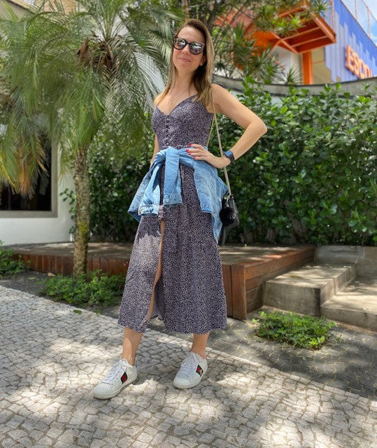 Vestido Midi Petitt Poá