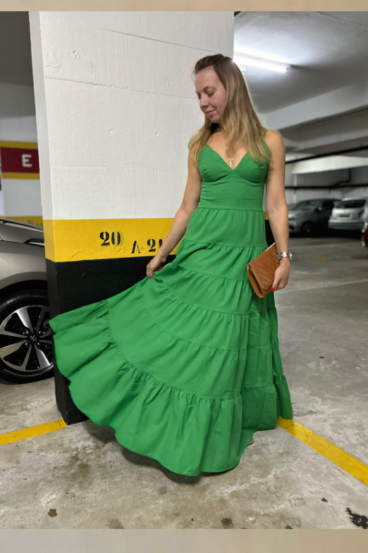 Vestido Longo Viscolinho Angelina